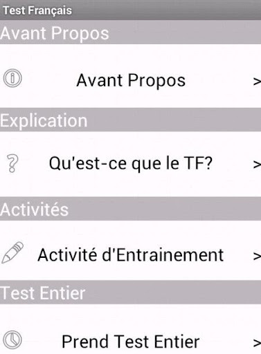 Test Français