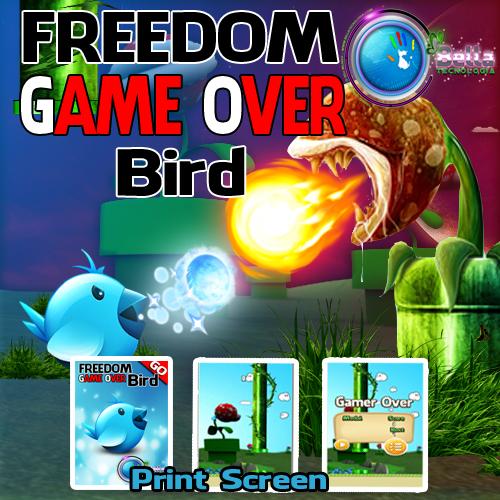 FREEDOM FOR BIRD - GAME OVER