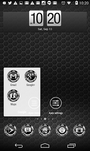 Silver Twister Icons Pack