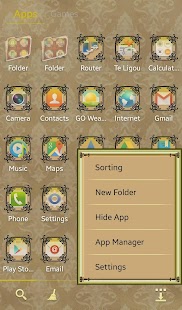 Vintage GO Launcher EX Theme Screenshots 2