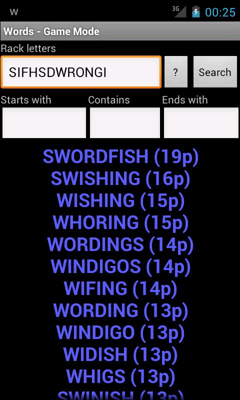 Words PRO Screen 2