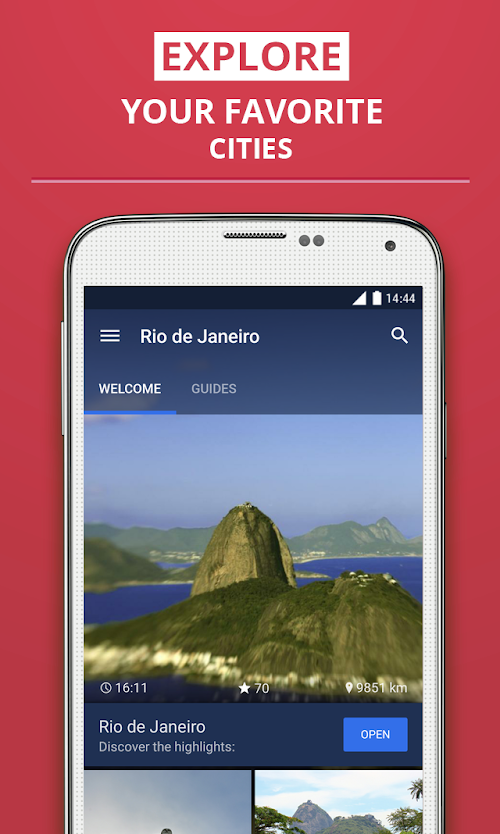 Android application Rio de Janeiro Premium Guide screenshort