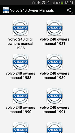 Volvo 240 Owner Manuals