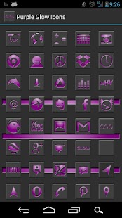 How to install Purple Glow Icon Theme lastet apk for pc