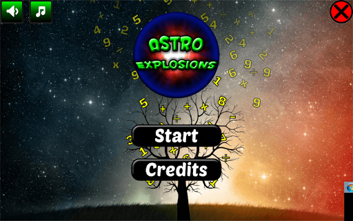 Astro Explosions Brain trainer