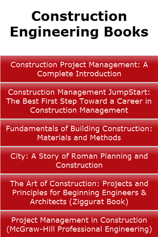 Construction Engineering Books