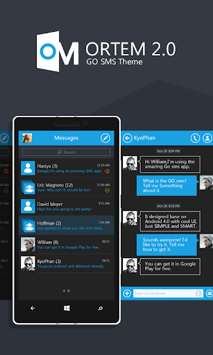 GO SMS ORTEM 2.0 THEME