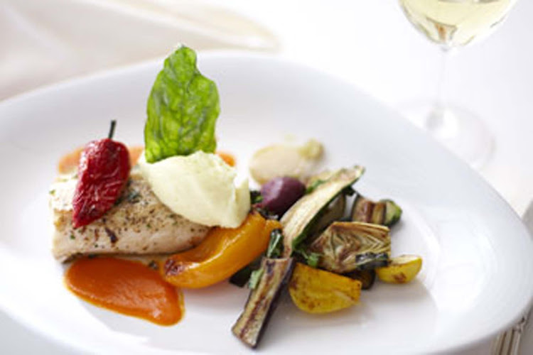 Vegetables are certainly not boring when prepared by a culinary expert aboard Crystal Symphony.