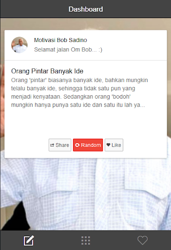 Bob Sadino : Kata Motivasi