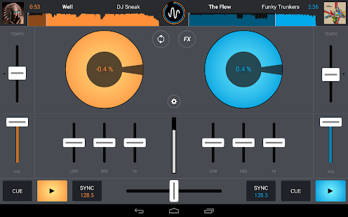 Cross DJ - Mix your music - screenshot thumbnail
