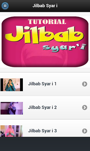 Tutorial Jilbab Syar i