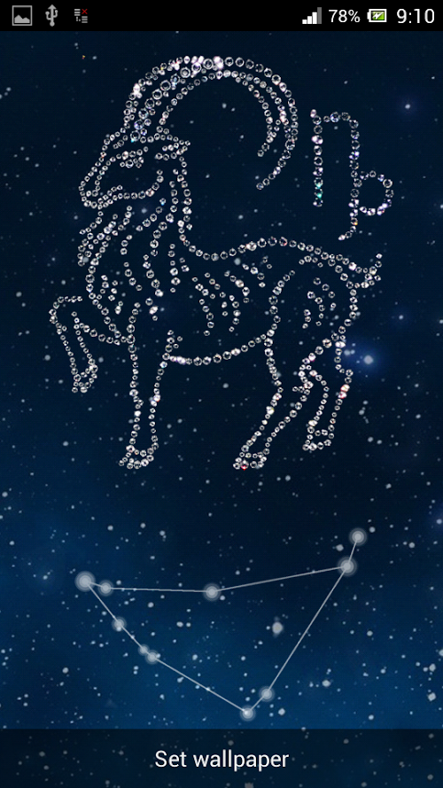Android application Zodiac Capricorn Wallpaper screenshort