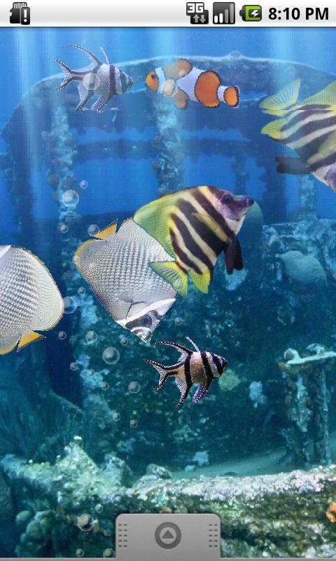 The real aquarium - LWP Screen 3