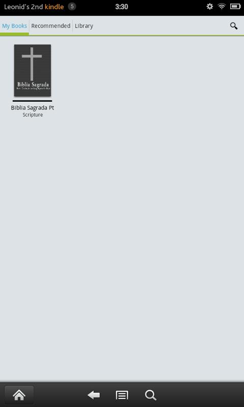 Android application Holy Bible (Português) screenshort