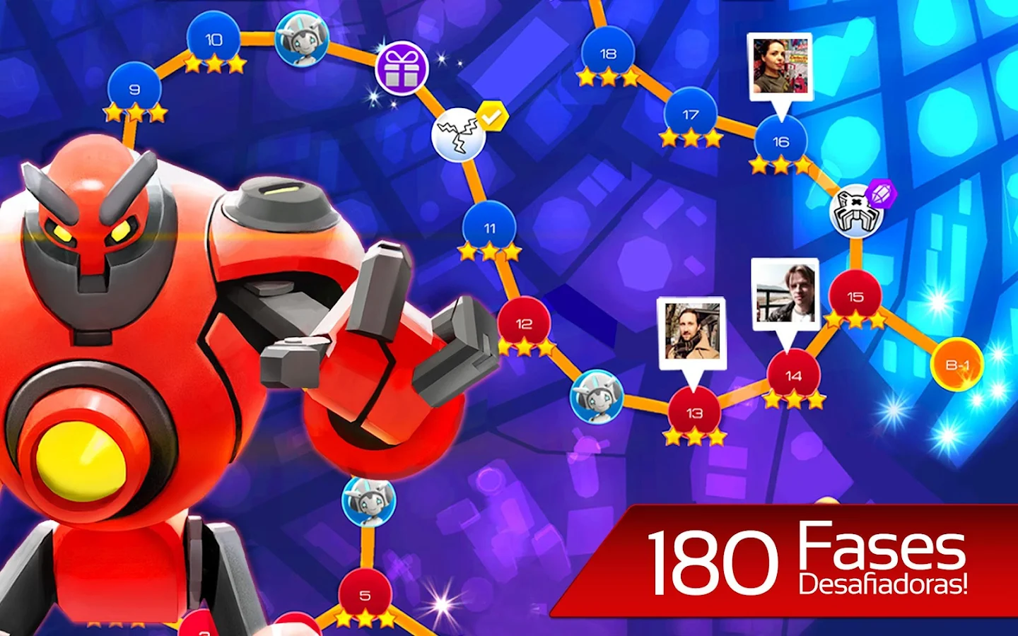 The Bot Squad: Puzzle Battles - screenshot