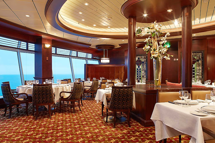 Reservations are recommended for Chops Grille, the popular steakhouse on Mariner of the Seas.