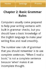 Grammer, Spelling, Punctuation