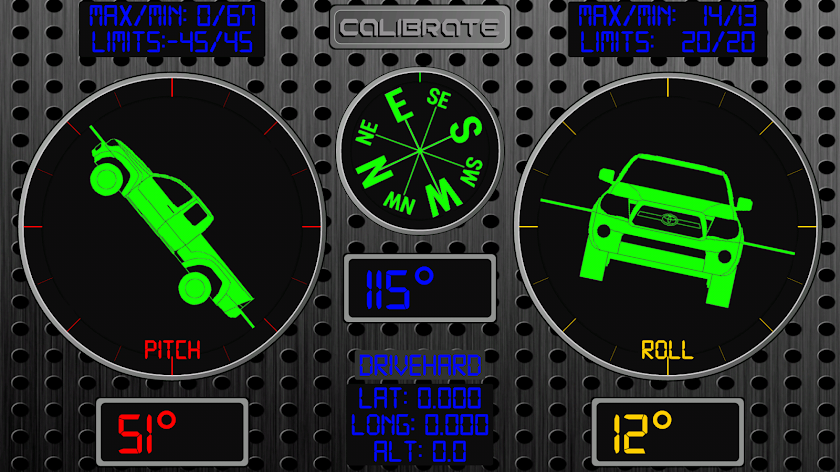 RollMeOver - Inclinometer 4X4 Screen 2