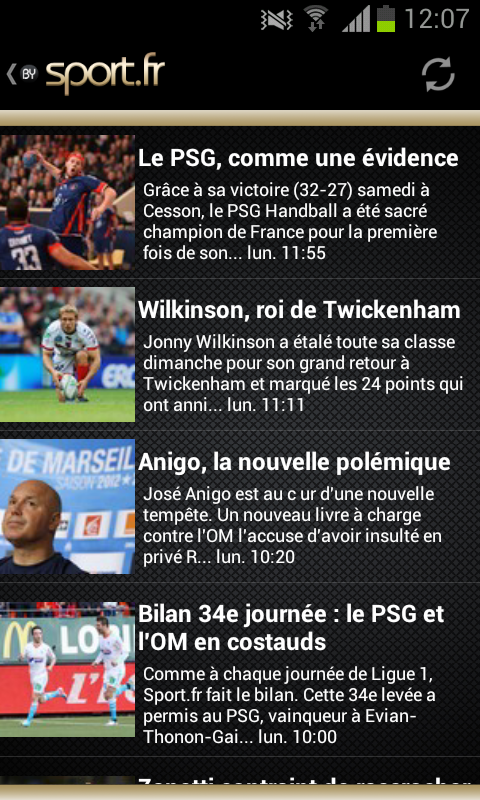 Sport.fr, 100 sports en direct Screen 2