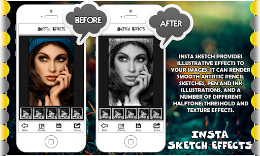 Pencil Sketch Photo Effects