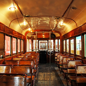 Tram Interior by Antonio Amen - Transportation Other