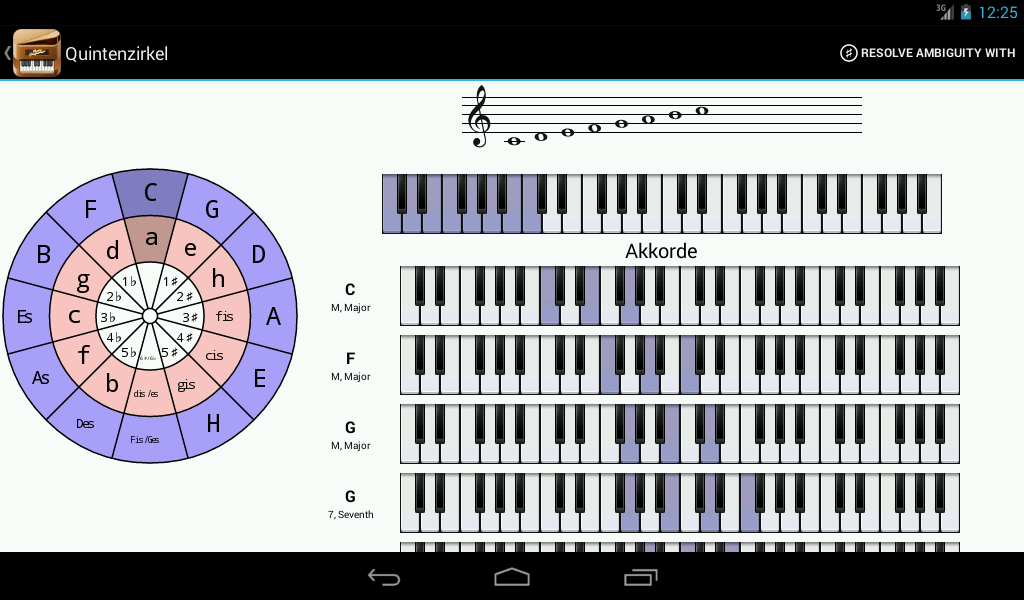 Piano Companion PRO Akkord AndroidApps auf Google Play