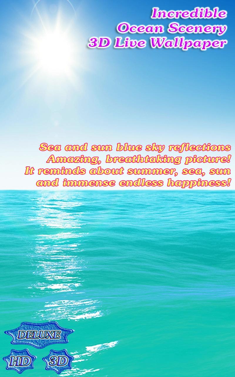Incredible Ocean Scenery 3D Screen 1