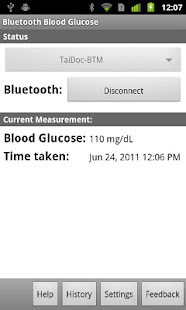 Bluetooth Blood Glucose
