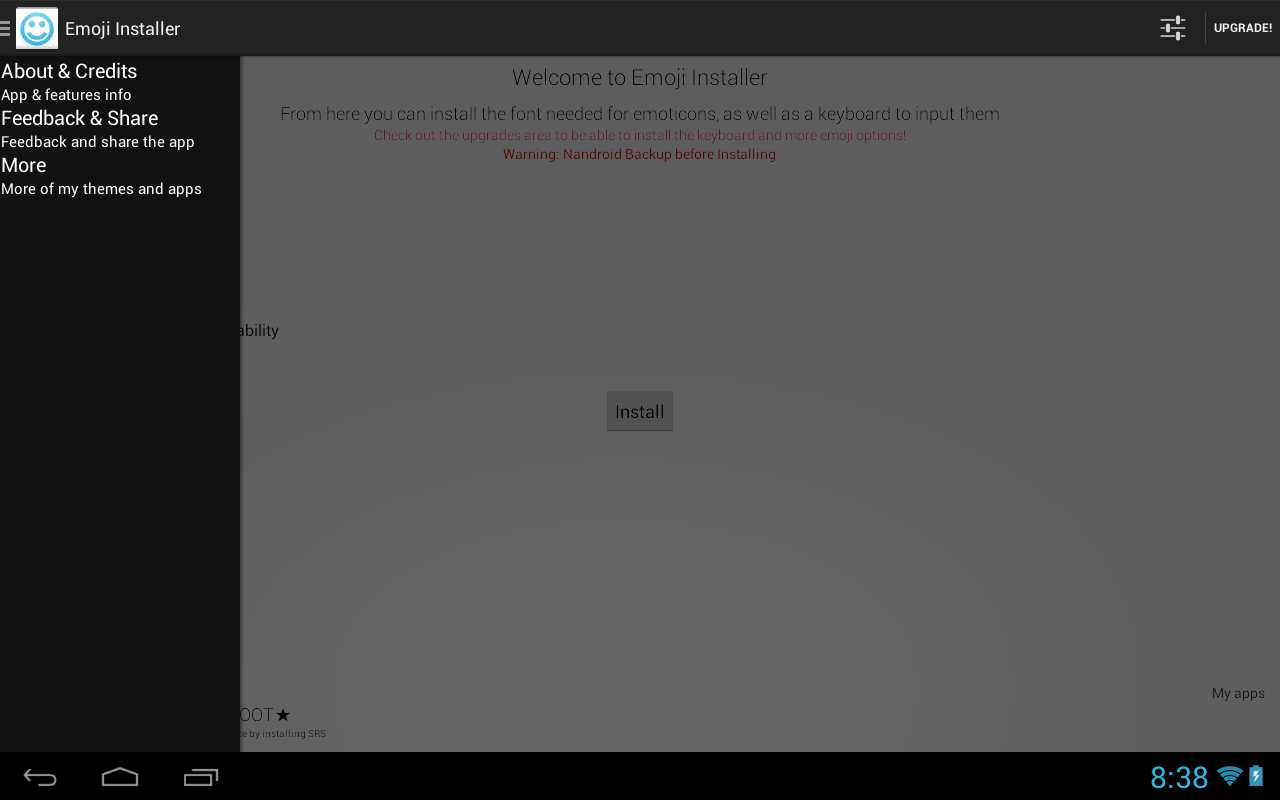Emoji Install & Keyboard ROOT - screenshot