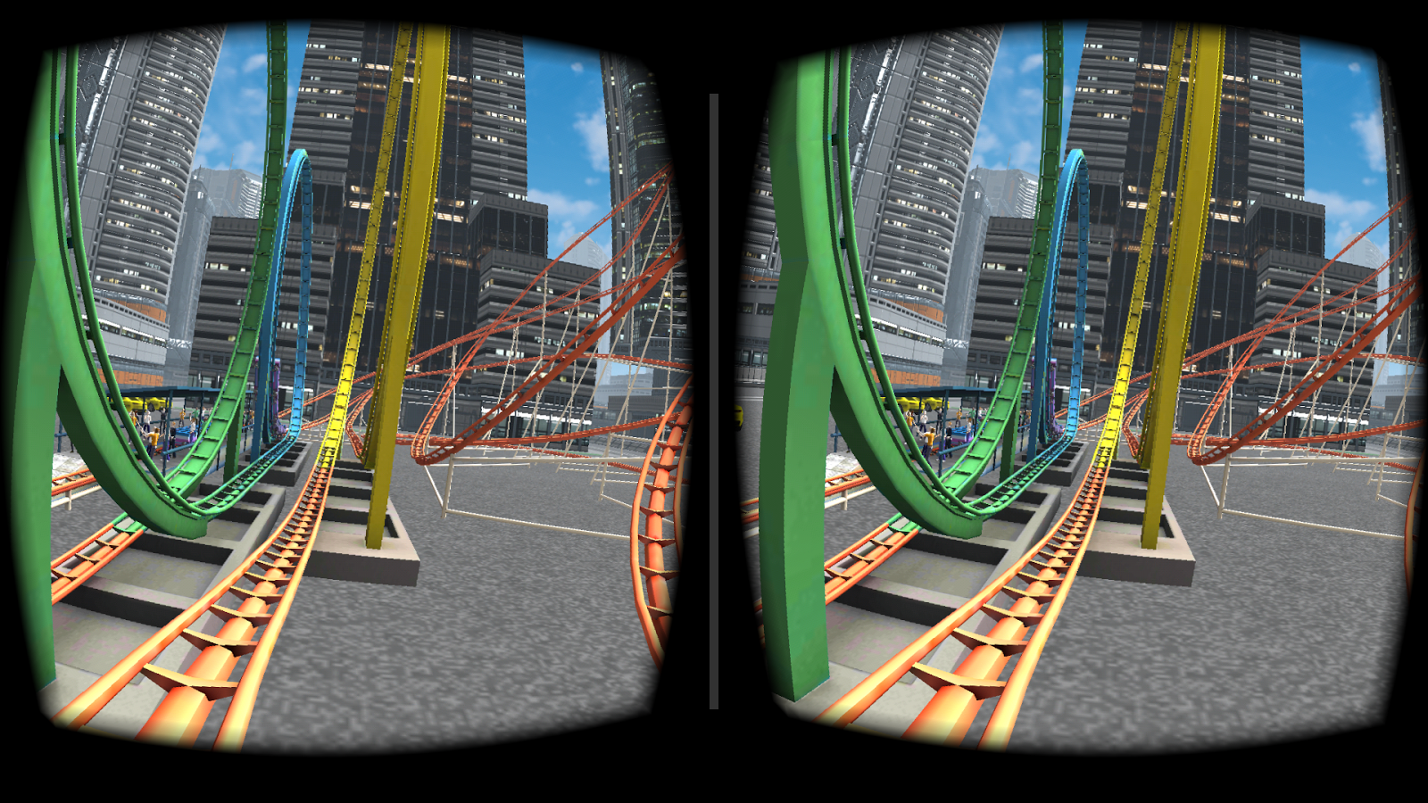 VR Roller Coaster - screenshot