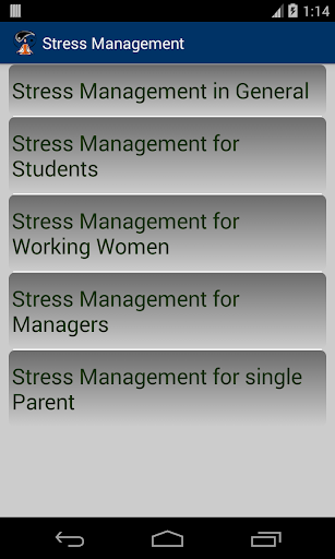 Stress Management