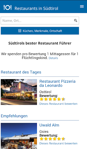 Restaurants South-Tyrol