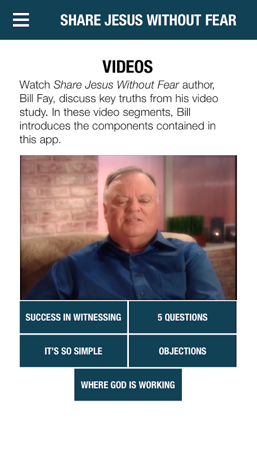 Android application Share Jesus Without Fear screenshort