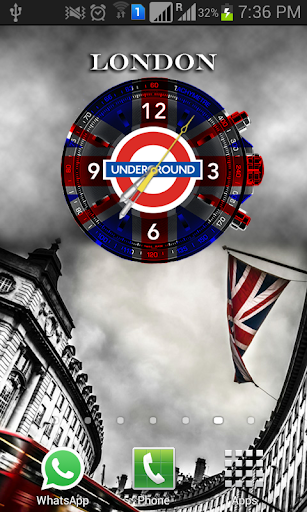 London Clock Live Wallpaper