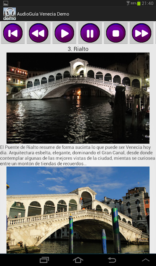 everyone venecia english for Google  on Android Play Apps Guía Audio  Venecia Demo MV