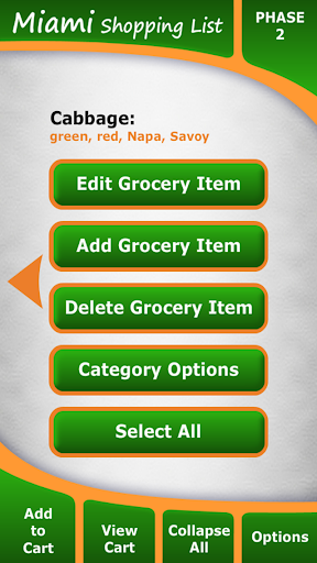 【免費健康App】Miami Beach Diet Shopping List-APP點子