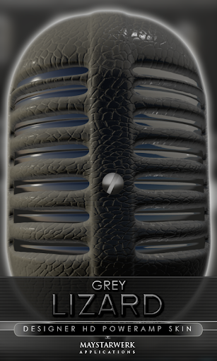 Poweramp skin grey lizard