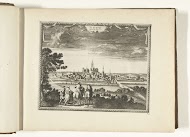 Gezicht op Bergen (Mons), 1726