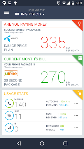 Intellistats: Call SMS Stats