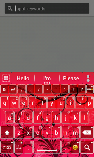 A.I.type theme red neon א