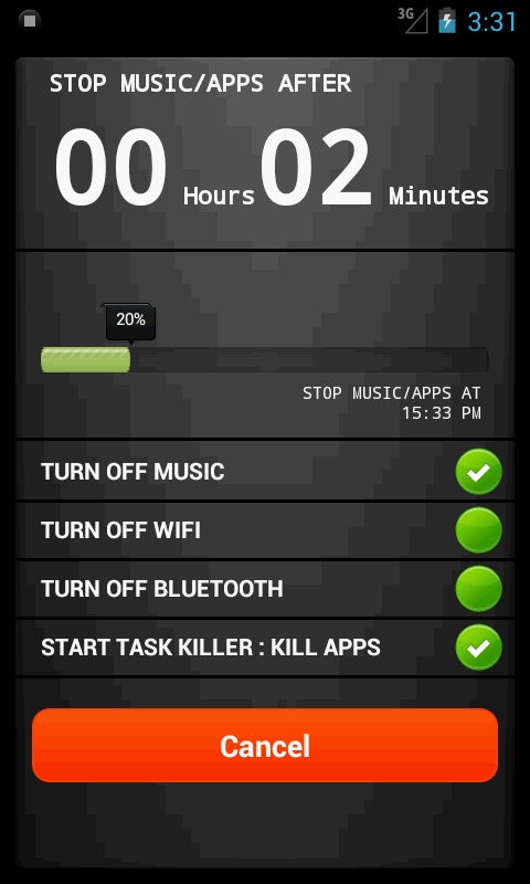 Cool timer : No Ads! Screen 2