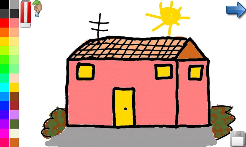 Coloring Book: House &amp; Castle Screen 2