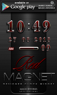 免費下載娛樂APP|Poweramp skin theme Red Magnet app開箱文|APP開箱王