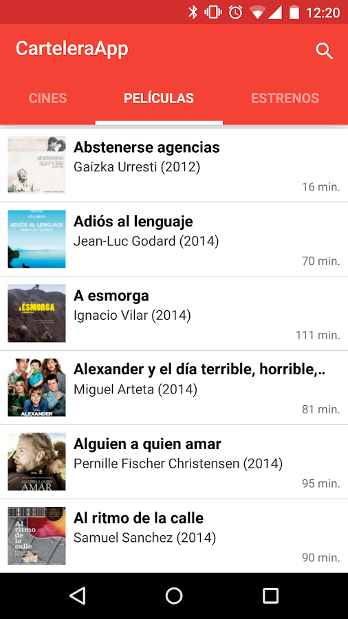    CarteleraApp Cine- screenshot  