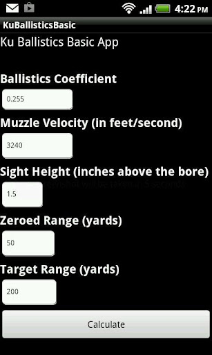 Ku Ballistics Basic