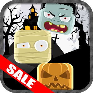Halloween Monsters Stack Game logo