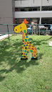 The Colourful Giraffe Artwork