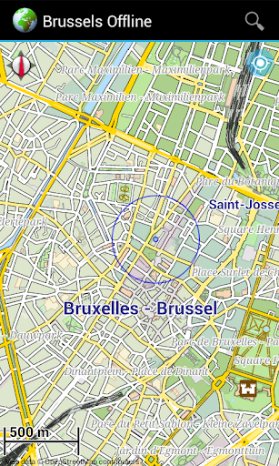 Offline Map Brussels