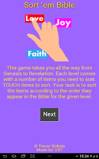 Bible Sorting Game