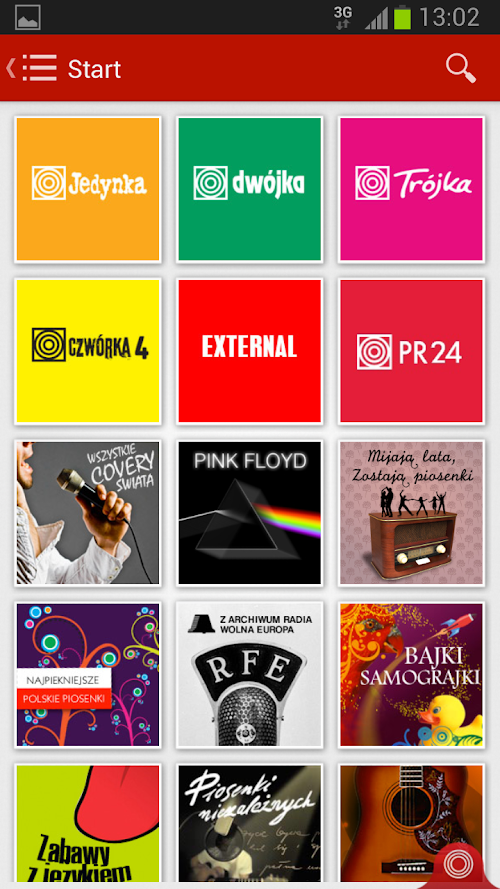 Android application Polskie Radio screenshort